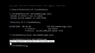 Java Made Easy 1 Printing a line of text
