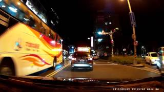 【快譯通 abee 行車記錄器】M6 前鏡頭夜間實測影片1 Front View Dash Cam Night Driving Video 1