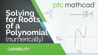 Solving for Roots of a Polynomial (Numerically) in Mathcad Prime