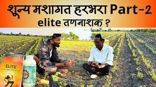 Ok शून्य मशागत हरभरा Part-2 | एकरी खर्च किती ? | elite तणनाशक कसे फवारावे? 💯😱 खर्च कमी उत्पन्न जास्त