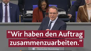 Ministerpräsident Alexander Schweitzer im Bundestag