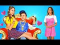 My Crush Has a Double Life! DATING TWO GIRLS at Once! Popular VS NERD |Funny Struggles by La La Life