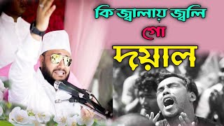 কি জ্বালায় জ্বলি গো দয়াল কি অনলে পুড়ি।। কুদরত  এ খোদার শান।। মহামানব