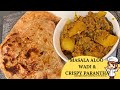 Masala Aloo Wadi & Crispy Parantha