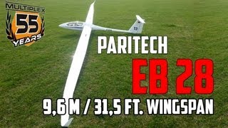 Paritech EB 28 Edition 1:2,95 scale (9,6m/31.5ft wingspan)--massive wing flex--MPX Jubiläums Airshow