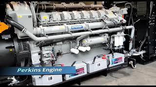 3000 Horsepower Diesel Engine - Listen to That Hum! 1.8 MW Diesel Genset