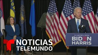 Biden y Harris impactan en su primer acto de campaña | Noticias Telemundo