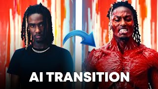 AI Morph Transition: Viral Editing Effect (New Workflow)