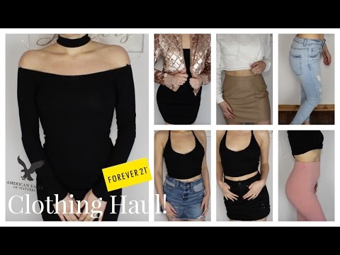 Huge Clothing Haul Forever 21 American Eagle Huge Clothing Haul Forever 21 American Eagle