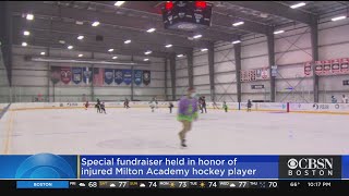 Fundraiser Held For Injured Milton Academy Hockey Player