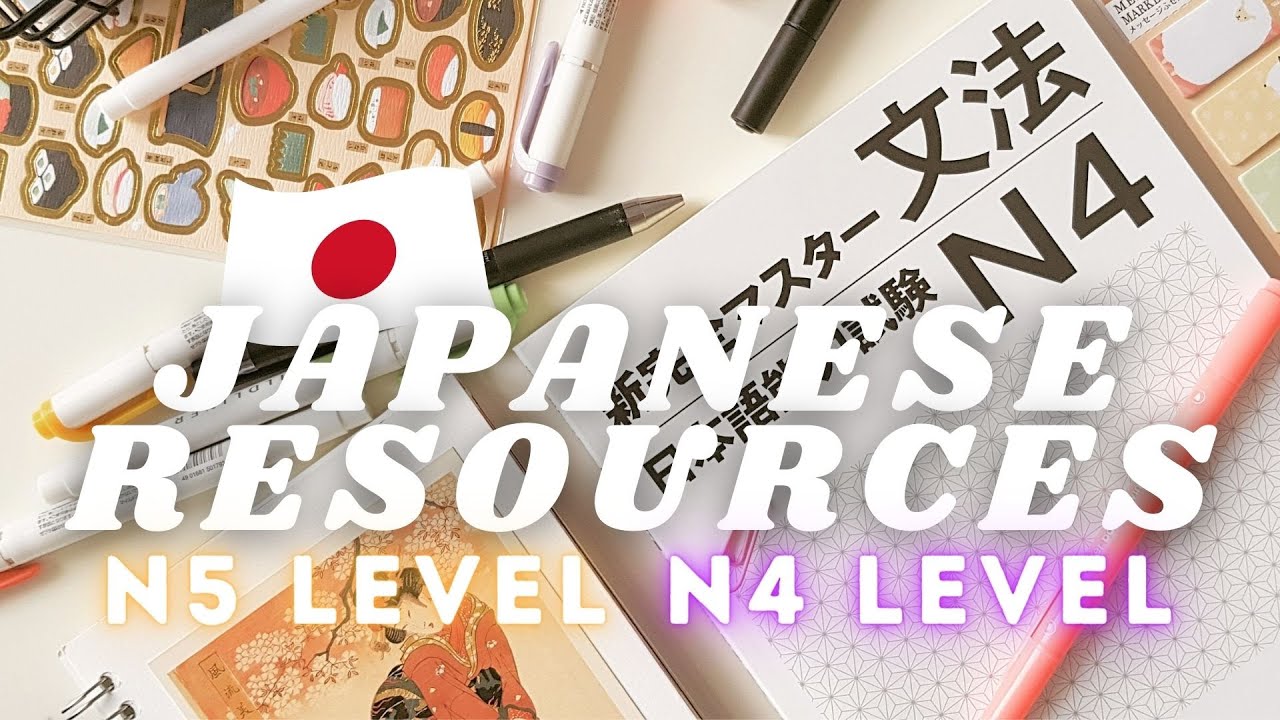 Japanese Beginner Resources (N5-N4) Self-studying Japanese - YouTube