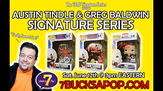 Signed Anime Funko Pops! Austin Tindle/Greg Baldwin 7BAP Signature Series! Tokyo Ghoul & Avatar!