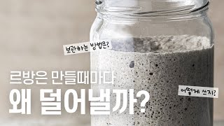 르방이 궁금한 당신을 위하여✨발효종, 사워도우 사용과 보관하기 Sourdough Starter FAQ