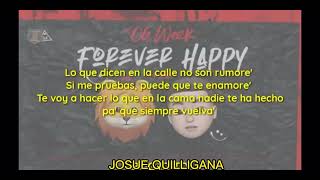 Miky woodz feat Jhun -forever happy  (letra Oficial)