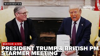 President Trump and UK Prime Minister Starmer bilateral meeting