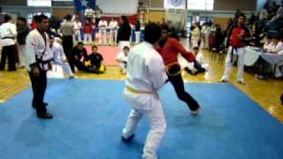 Kung Fu Shaolin Chan Chile vs Karate combate al punto