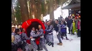 横手市　旭岡山神社　ぼんでん奉納祭