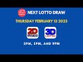 lotto result today 9pm february 12 2025 pcso