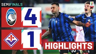 ATALANTA-FIORENTINA 4-1 | HIGHLIGHTS | La Dea cruise to final | Coppa Italia Fre