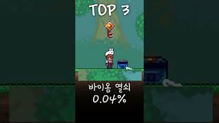 테라리아 가장 확률이 낮은 템 TOP6