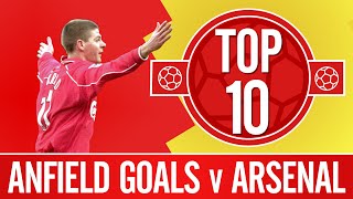 Top 10: Liverpool's best Anfield goals against Arsenal | Firmino, Gerrard, Mellor