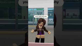 NO WAY.. SHE WAS MEAN TO HIM On Roblox Brookhaven RP #shorts #roblox #brookhaven