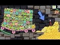 Bad Piggies - ALL DIFFERENT PIGGIES AND ALIEN PIGGIES FINDING GOLD IN LONGEST TRAIN!