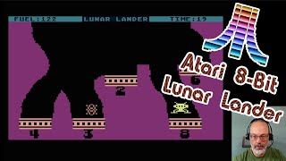 Atari 8-Bit Game Play, Lunar Lander (Ian Keates)