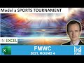 Modeling revenues from a sports tournament in Excel