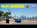 Dubai Palm Jumeirah Driving Tour 🇦🇪 Dubai Palm Island 4K (May 2024)