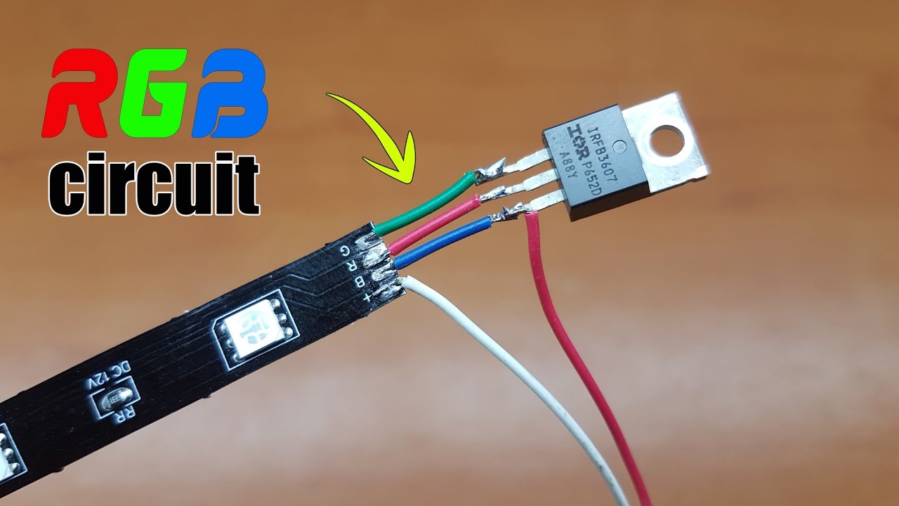 #DIY !! RGB LED Strip Controller Circuit | Simple Inventions | Homemade ...