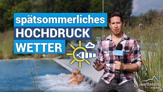 Spätsommer im Walgaubad Nenzing - Wetterring Regionalwetter 12.09.2019