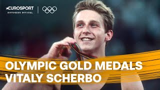 OLYMPIC GAMES - Vitaly Scherbo's titles in Barcelona (1992)