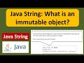 Java String: What is an immutable object? | Java Tutorial