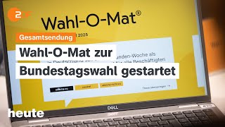 heute 19:00 Uhr vom 06.02.2025 Russische Sabotage, Wahl-O-Mat, Entlassungen in US-Behörden