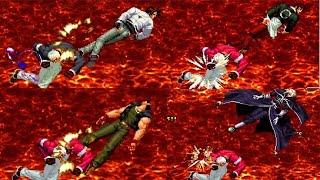 KOF02UM：“岩浆拳”受欢迎是有原因的，能把对手统统一拳打飞【单机王子】