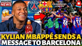💥BOMB! MBAPPÉ SENDS A MESSAGE TO BARCELONA AND THREATENS THE CATALAN CLUB! BARCELONA NEWS TODAY!