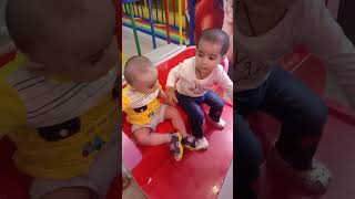 Kids in Indoor Playground
