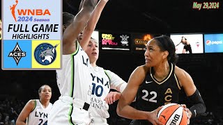 Las Vegas Aces vs Minnesota Lynx Full Game Result | May 29,2024| WNBA 2024 Season|Women's basketball