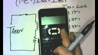 Determining currents at time constants