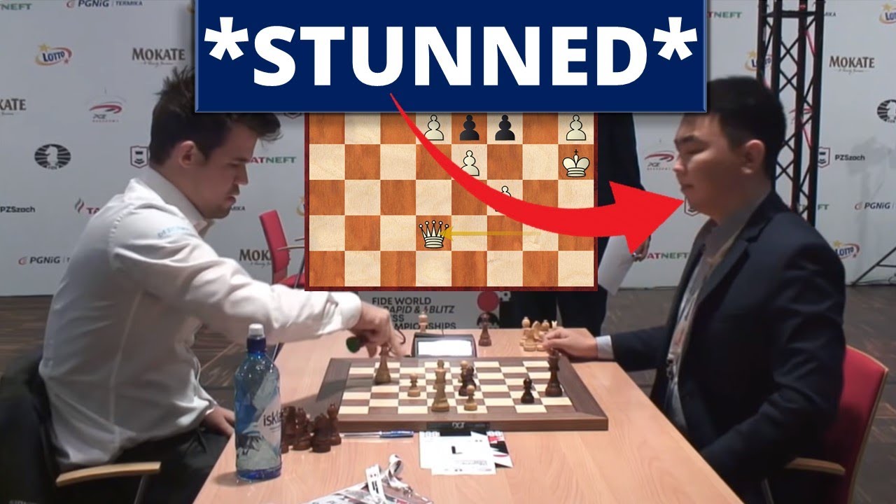 MAGNUS JUST DOES IT!!! Magnus Carlsen Vs Sanan Sjugirov | World Blitz ...