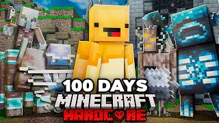 I Survived 100 Days in AMPLIFIED Hardcore Minecraft !