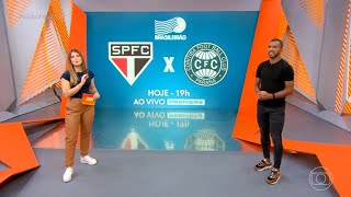São Paulo foca toda a atenção no brasileiro com time reserva. (GE/SP 27/09/23)