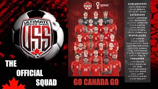 CANADA FIFA WORLD CUP SQUAD OFFICIAL #short
