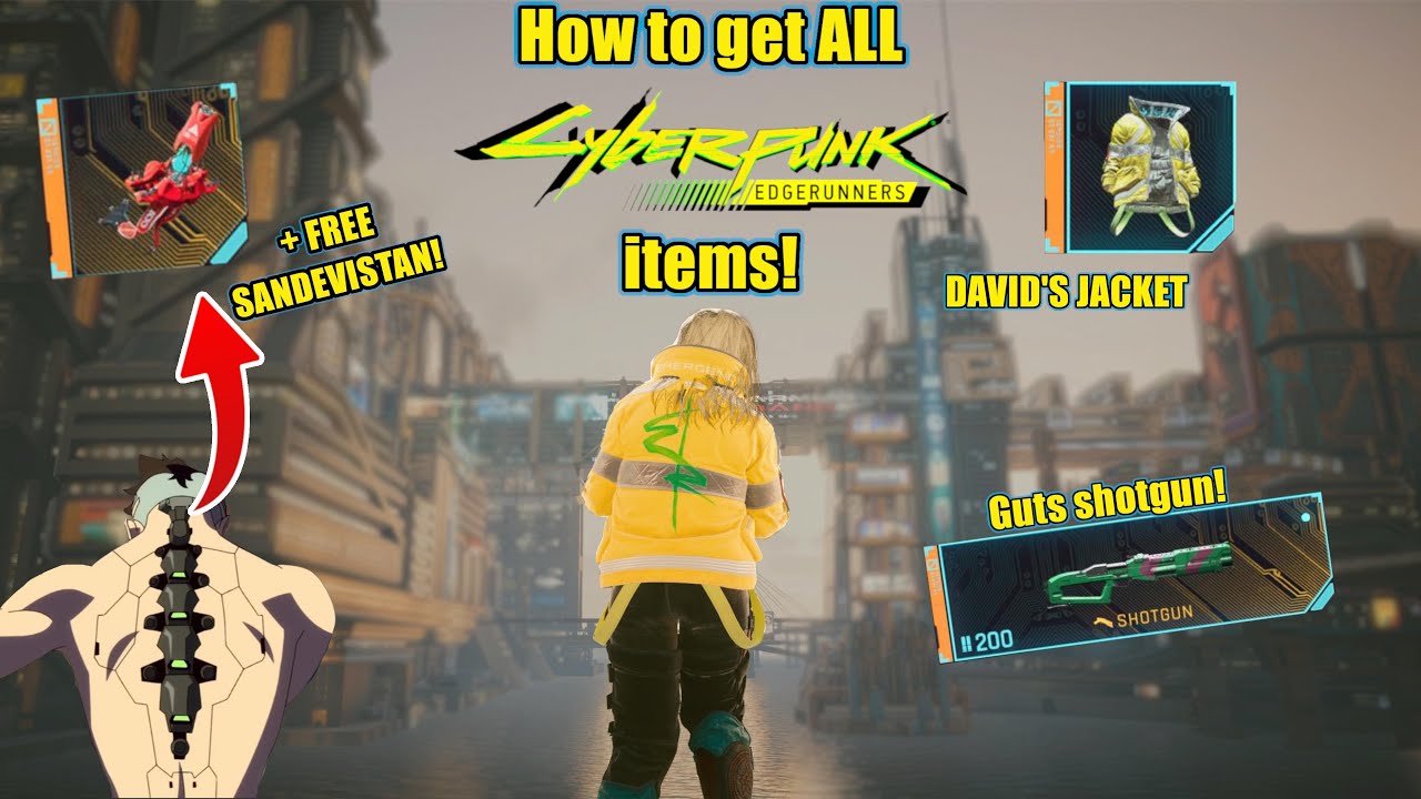 Unlock All Edgerunner Items Free Sandevistan Locations Cyberpunk