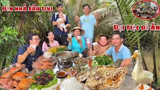 Bất Ngờ Nhà Có Khách Cha Mẹ Cùng Anh Hai và Chị Dâu Làm Đại Tiệc Nhiều Món Ngon Ở Quê Hái Ổi Bắt Ốc