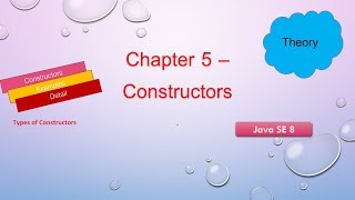 Chapter 5: Constructors in Java