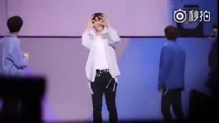 180505 fan chengcheng cute dance THXwithLOVE D-1