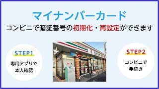 マイナンバーカードパスワードロック解除!コンビニで初期化！署名用パスワード（6桁から16桁）または利用者証明用パスワード（4桁の数字）