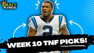 DraftKings NFL Week 10 TNF MUST PLAYS - BEST DFS Picks YOU NEED To WIN $500K!